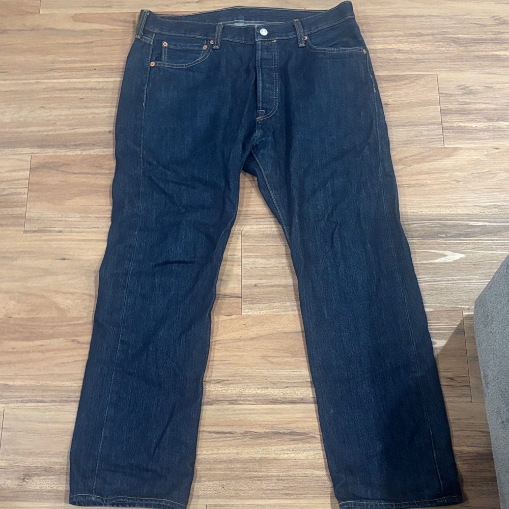Levi's Men's Dark Indigo Straight Jeans